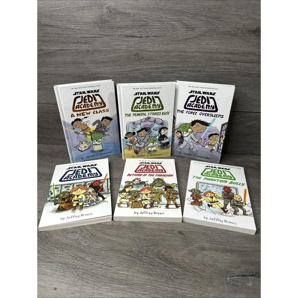 Star Wars Jedi Academy Book Lot of 6 AR Accelerated Reader Scholastic Books